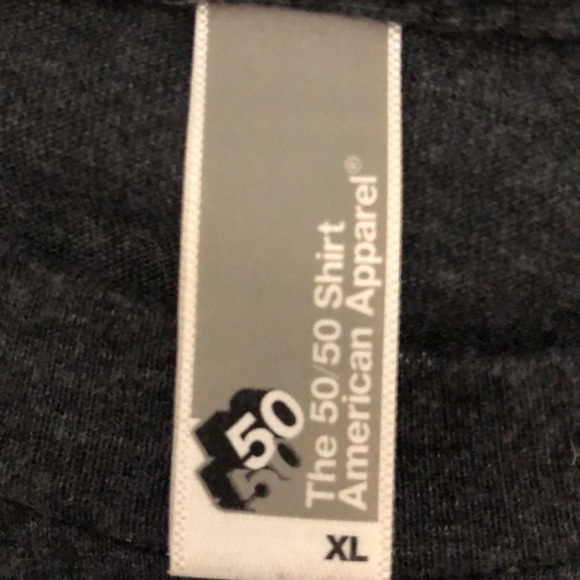 NWOT Men’s American Apparel Crew Neck TShirt XL - Picture 4 of 6